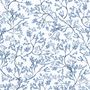Monochrome Botanical Plants Chinoiserie Wallpaper Mural