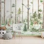 Kids Forest Animals in the Jungle Wallpaper Mural