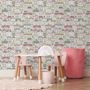 Kids Hand Drawn Colorful Cute House Wallpaper Mural
