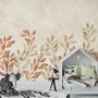 Vintage Autumn Leaves Wallpaper Mural