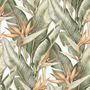 Soft Banana Leaf Pattern Wallpaper Mural