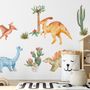 Watercolor Dinosaurs Wall Decal Sticker