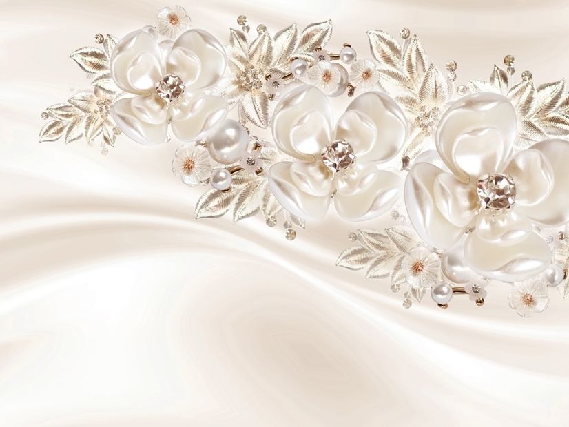 Nordic Daisy Floral Wallpaper Mural