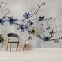 Retro Magnolia Blossom Wallpaper Mural