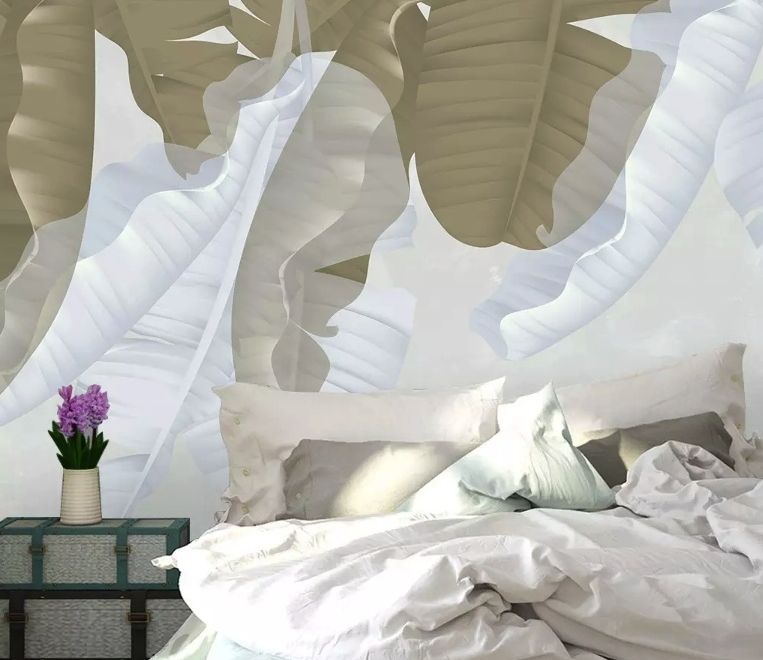 Banana Leaf Wallpaper Mural