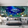 Undersea with Colorful Fish Wallpaper Mural