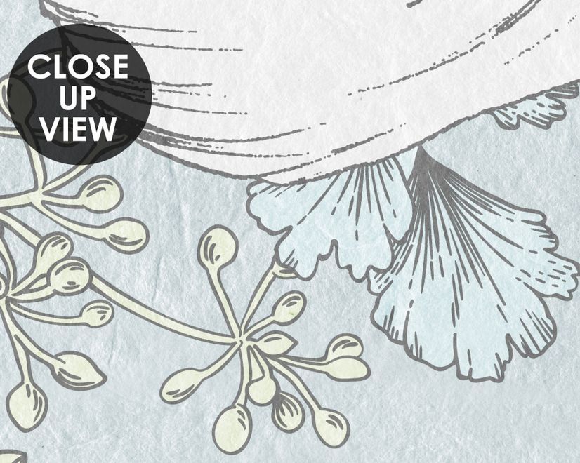 Drawing Floral Bouquet Art Wallpaper Mural