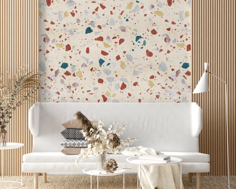 Soft Terrazzo Wallpaper Mural