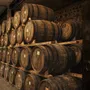 Vintage Wine Barrels Wallpaper Mural