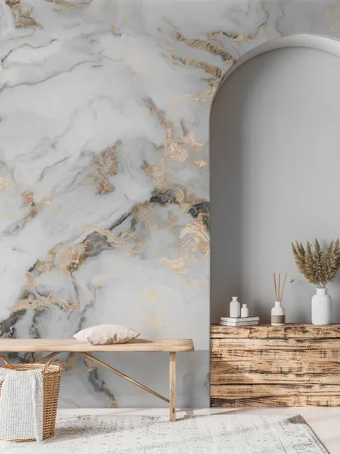 Abstract Marble Wallpaper Mural