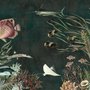 Nostalgische Unterwasser-Fischkunst-Fototapete