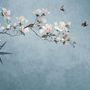 Pink Magnolia Floral Art Wallpaper Mural