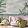 Tropical Beach View Wallpaper Mural