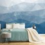 Abstract Geometric Shapes Wallpaper Mural