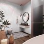 Abstract Pink Marble Stone Art Wallpaper Mural