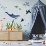 Kids Undersea Animals Wall Decal Sticker