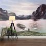 Natur Landschaft mit Bergen Fototapete
