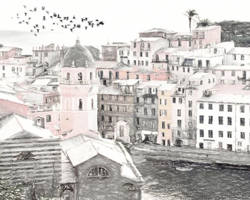 Charcoal City Wallpaper Mural