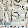 Cute Panda with Bamboo Tree Wallpaper Mural