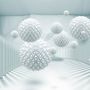 Abstract Corridor with Nordic Balls Wallpaper Mural