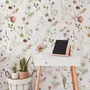 Watercolor Soft Wild Flowers Wallpaper Mural