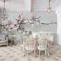 3D Look Pink Magnolia Blossom Wallpaper Mural