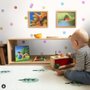 Bunte Kleine Polka Dots Wandtattoo