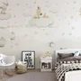 Rabbits on the Clouds and Empty Cages Wallpaper Mural