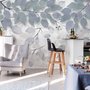 Nordic Tree Branch Leaves Wallpaper Mural