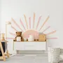 Soft Tones Sun Wall Decal Sticker