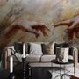 Watercolor Abstract Hands Wallpaper Mural