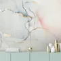 Soft Neutral Abstract Marble Art Wallpaper Mural