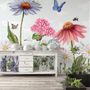 Kids Floral Gardens with Butterflies Wallpaper Mural