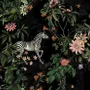Dark Botanical Plants with Animals Wallpaper Mural