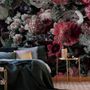 Red Floral Bouqet Wallpaper Mural