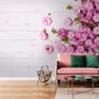 Pink Peony Floral Wallpaper Mural