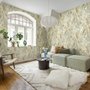 Watercolor Tropical Bird Garden Wallpaper Mural