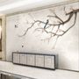 Colorful Birds and Cherry Blossom Tree Wallpaper Mural