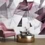 Modern Geometric Triangle Art Wallpaper Mural