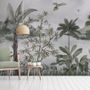 Tropical River Landscape Wallpaper Mural