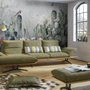 Watercolor Cactus with Flowers Wallpaper Mural