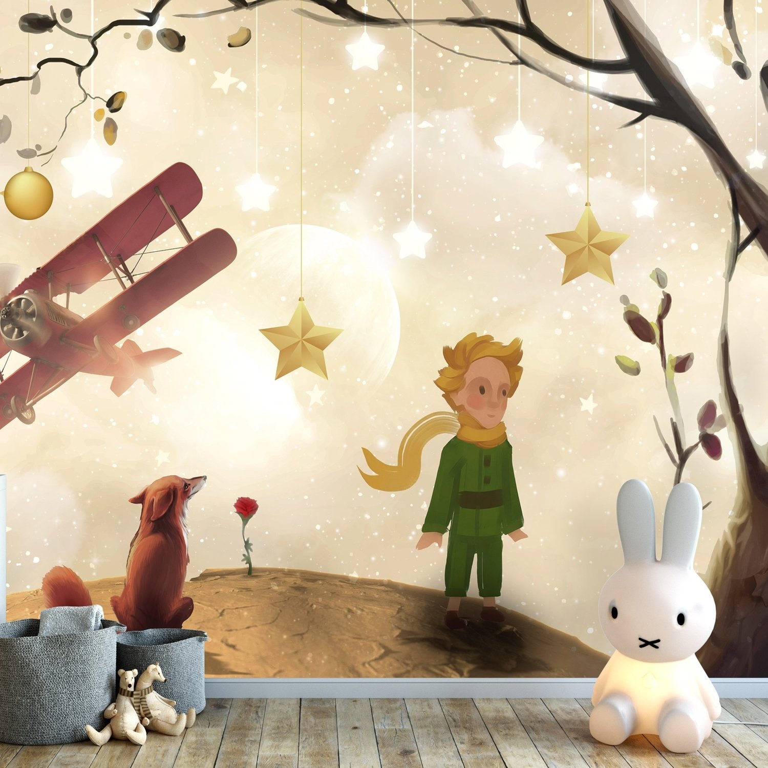Kids Little Prince Wallpaper Mural - Peel and Stick