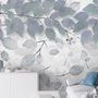 Nordic Tree Branch Leaves Wallpaper Mural