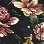 Art Nouveau Dark Floral Wallpaper Mural