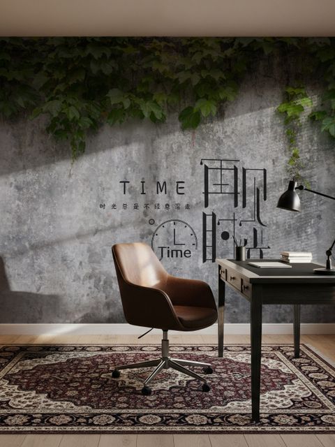 Nostalgic Ivy Leaf Wallpaper Mural