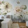 Vintage Peony Floral Wallpaper Mural