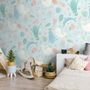 Pastel Underwater Adventure Sea Life Wallpaper Mural
