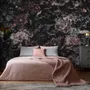 Dark Floral Hydrangea Wallpaper Mural