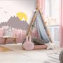 Kids Mountain Landscape with Trees Wallpaper Mural