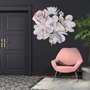 3D Blumen Weiß Gänseblümchen Lilie Orchidee Blumengestecke Wandtattoo